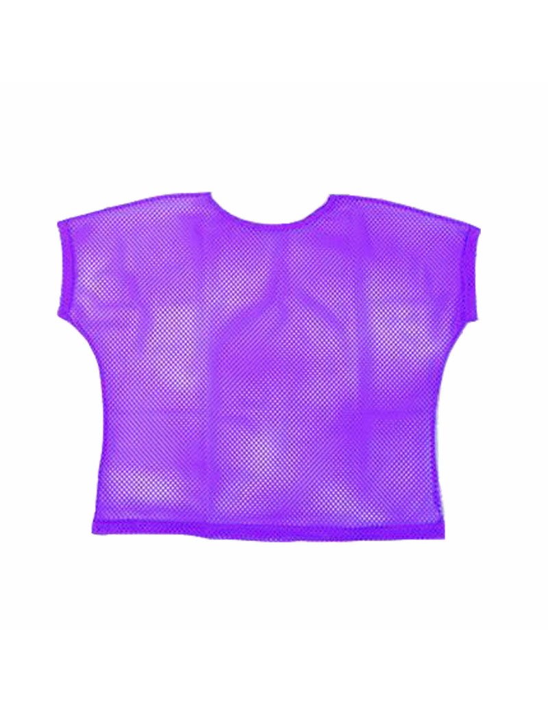 Neon Purple Mesh Top